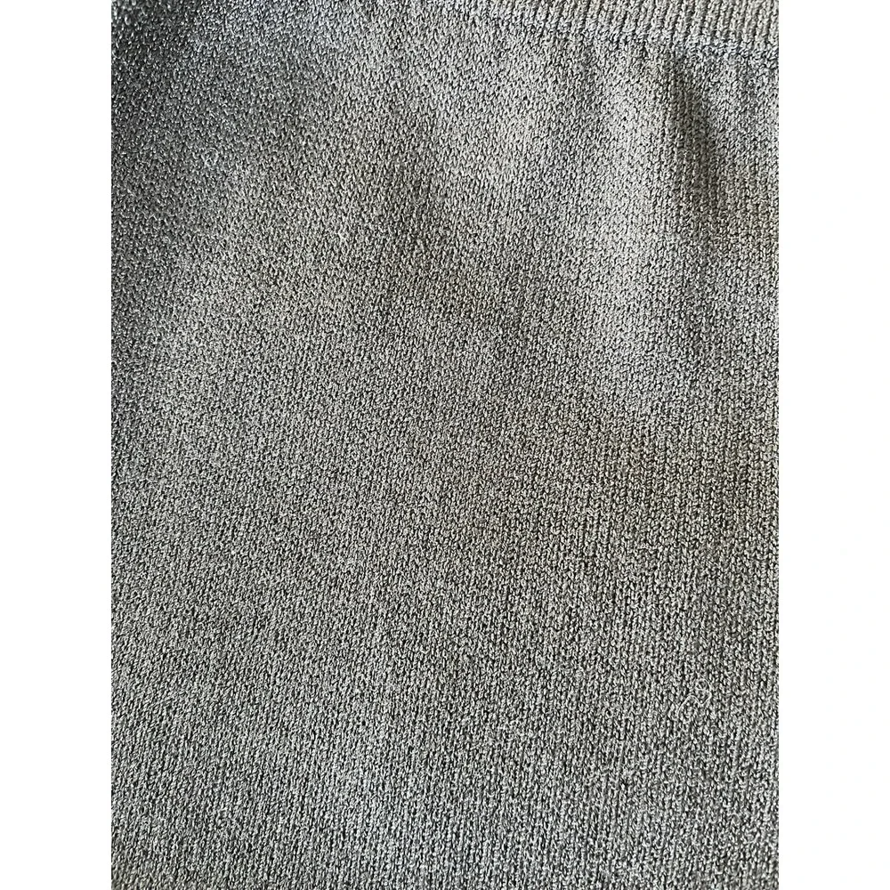 Helen HSU Women's Skirt Size L Black‎ Knit Stretch Knee Length Pull On Pencil
